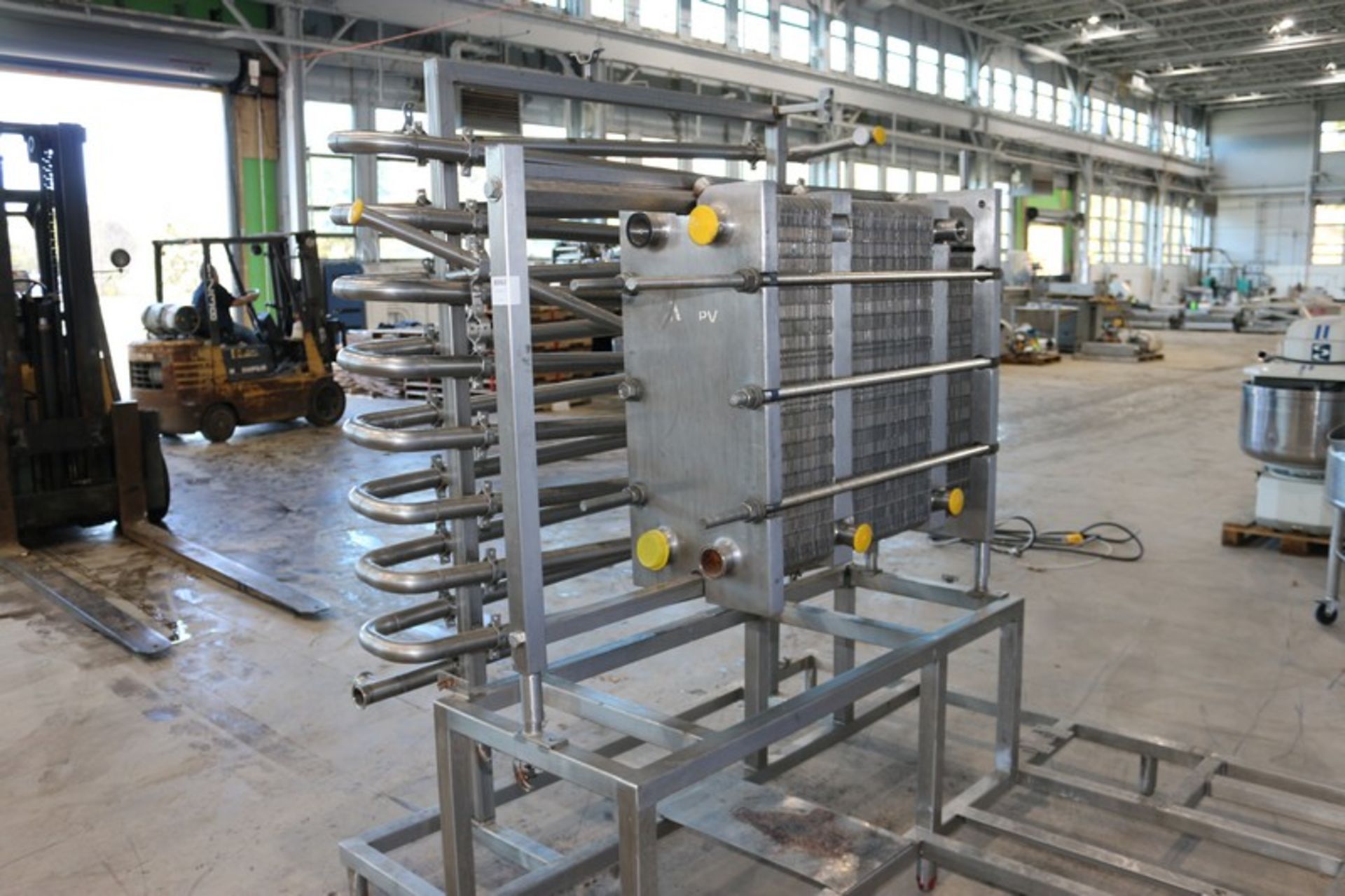 S/S Pasteurization Skid, Includes APV 3-Section Plate Heat Exchanger, M/N SP250-S, S/N 20332, with - Image 5 of 10