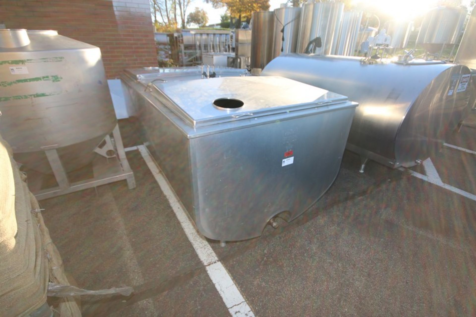 Sunset Equip. Co. 545 Gal. S/S Jacketed HorizontalTank, M/N MC-545PX, S/N 40MC112, with (2) S/S - Bild 2 aus 7