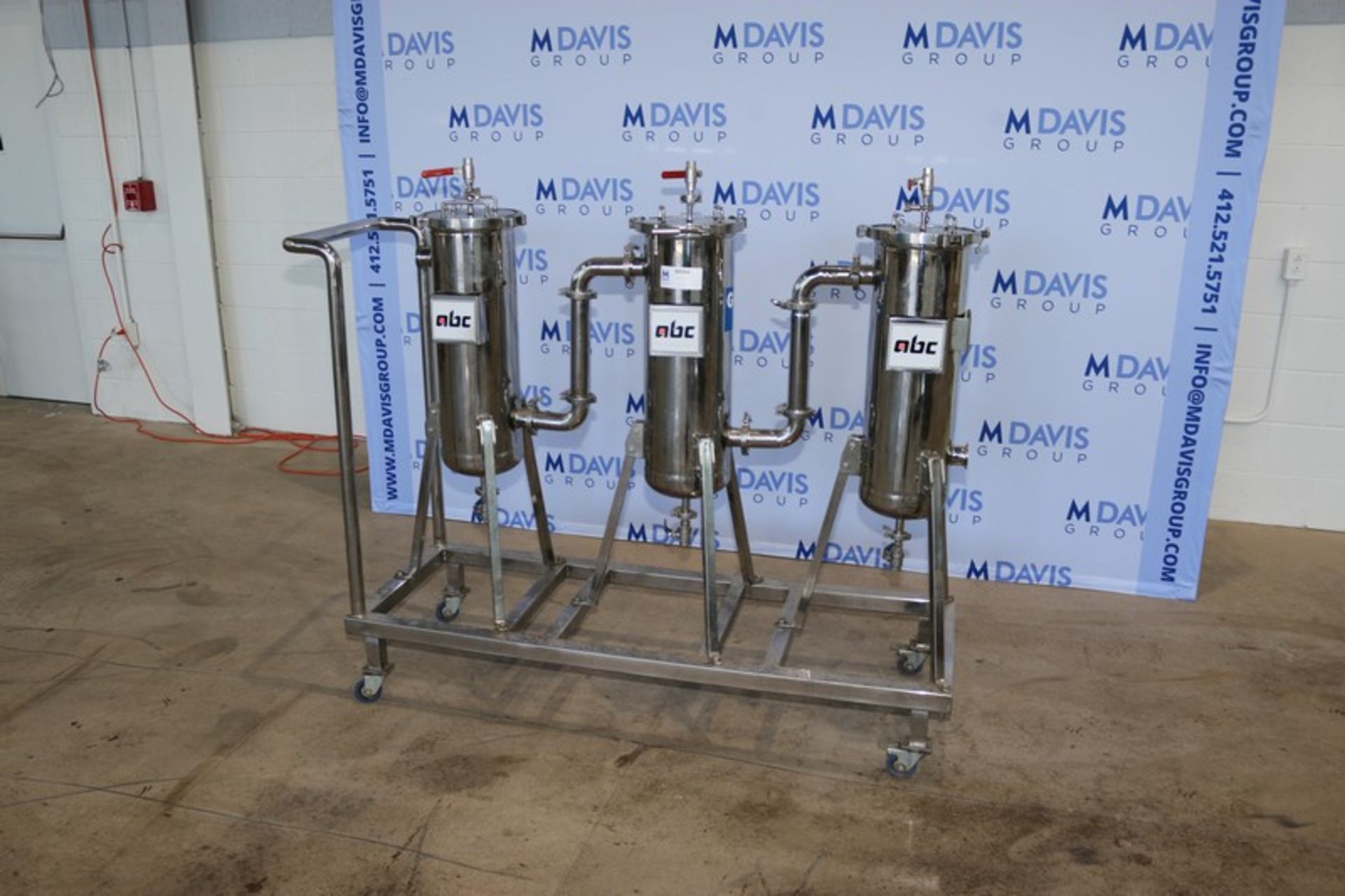 (3) 2013-2014 ABC S/S GHEE Filters,5,000 Liter Capacity, Mounted on Portable S/S Skid(INV#80064)( - Image 5 of 6