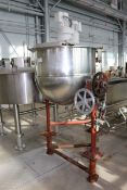 Groen 100 Gal. S/S Kettle,M/N DN/TA-100 SP, S/N 39798-2, MAX. WP 45 PSI @ 300 F, 316 SSS, On Steel