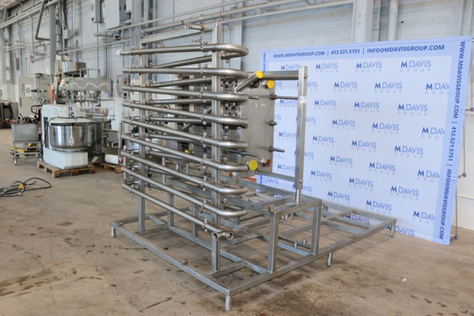 S/S Pasteurization Skid, Includes APV 3-Section Plate Heat Exchanger, M/N SP250-S, S/N 20332, with - Image 2 of 10