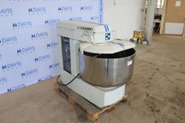 Sancassiano 130 Kg S/S Mixer,Typo: IMPASTATRICE S.F., S/N 3906, 220 Volts, 3 Phase, with S/S