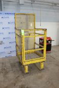 Man Cage Forklift Attachment,Overall Dimensions: Aprox. 37" L x 33-1/2" W x 82" H, with Swing