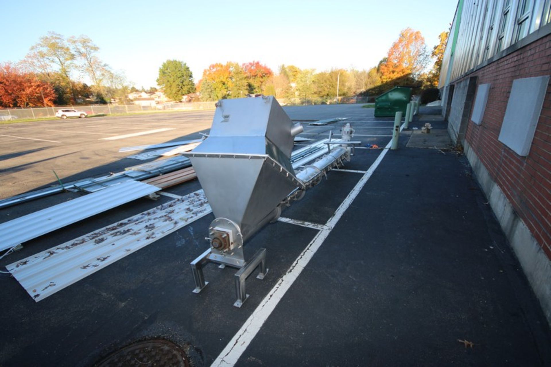 AccuRate S/S Auger Conveyor,with Aprox. 9-1/2" Dia. S/S Auger, Aprox. 180" L Auger, with Sumitomo - Bild 3 aus 9
