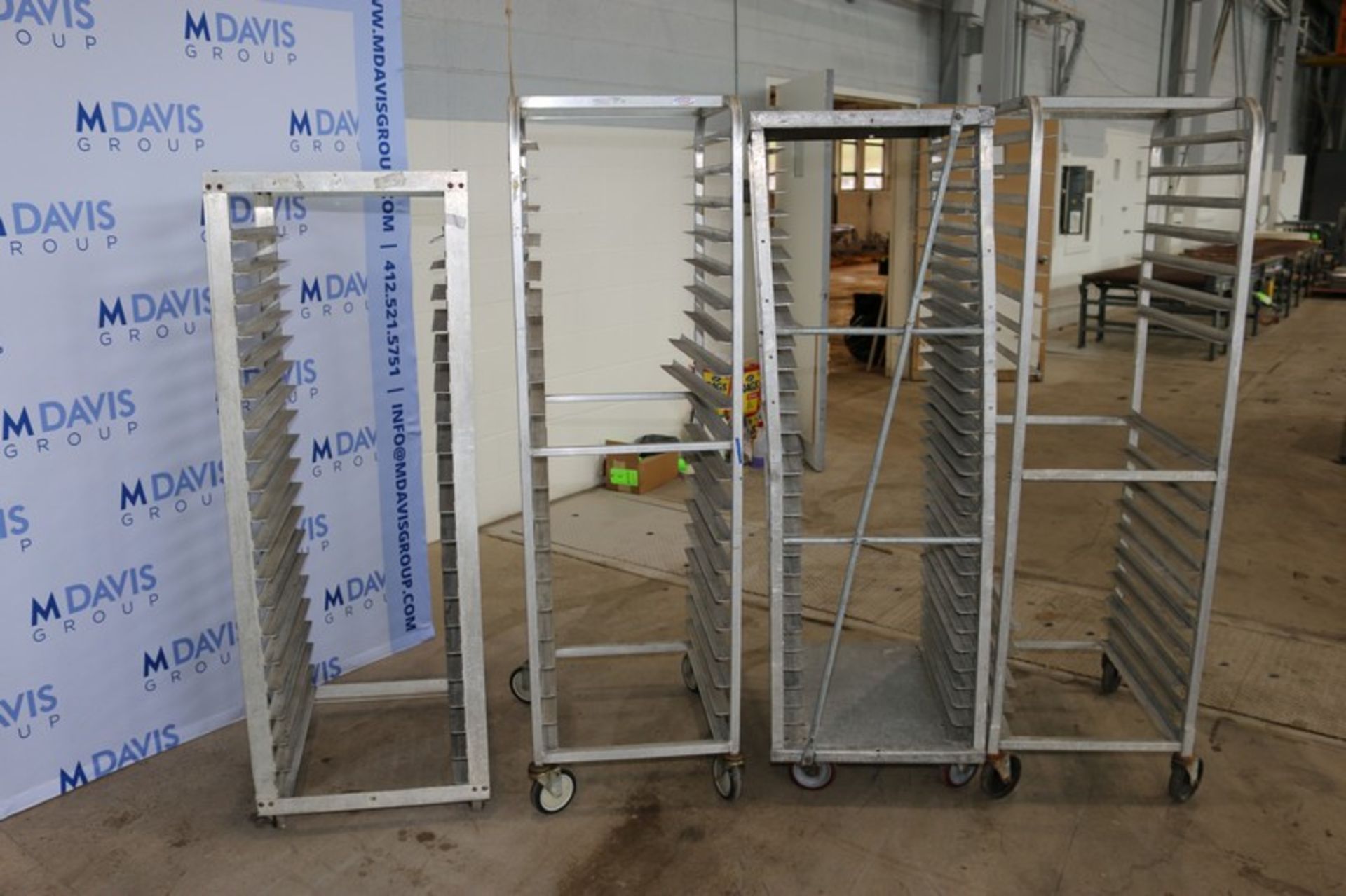 (7.5) Assorted Aluminum Pan Racks,with Round & Square Edges, with (1) Half Rack (NOTE: Some Racks - Image 3 of 7