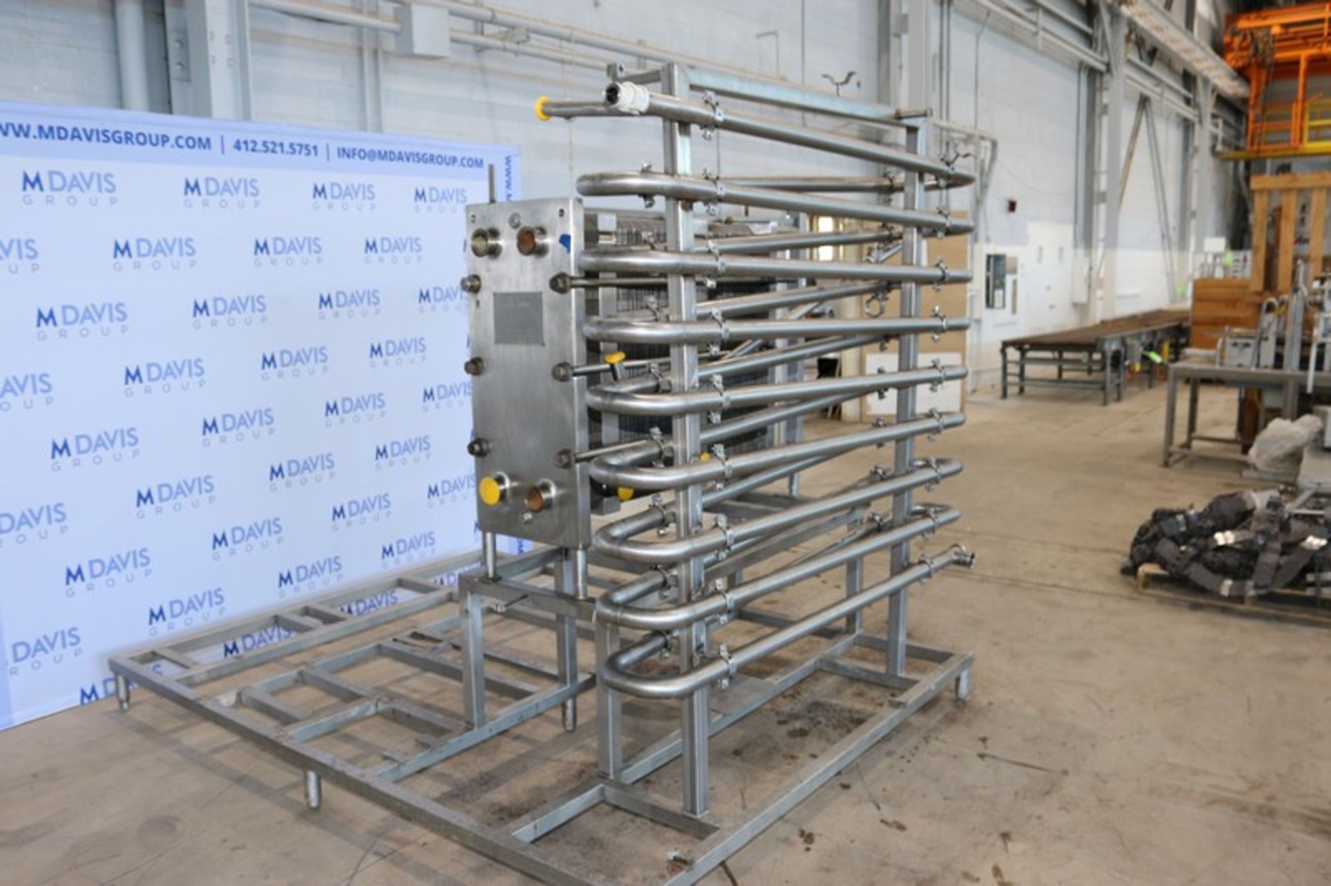 S/S Pasteurization Skid, Includes APV 3-Section Plate Heat Exchanger, M/N SP250-S, S/N 20332, with - Image 4 of 10