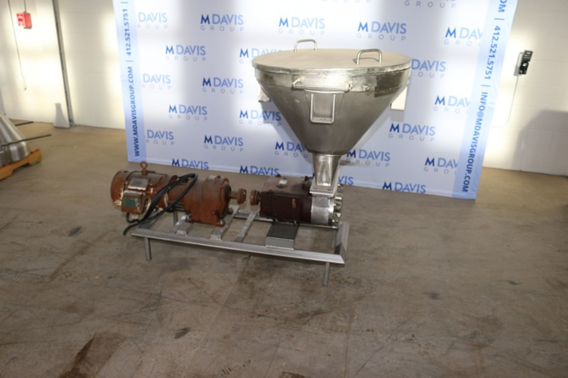 WCB 5 hp Positive Displacement Pump,M/N 134, S/N 274351 00, with 1745 RPM Motor, 208-230/460