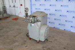 Gaulin Homogenizer, Type 300DJF325PS, S/N 1601006, with 3-Piston S/S Head & APV 5,000 PSI Gauge (