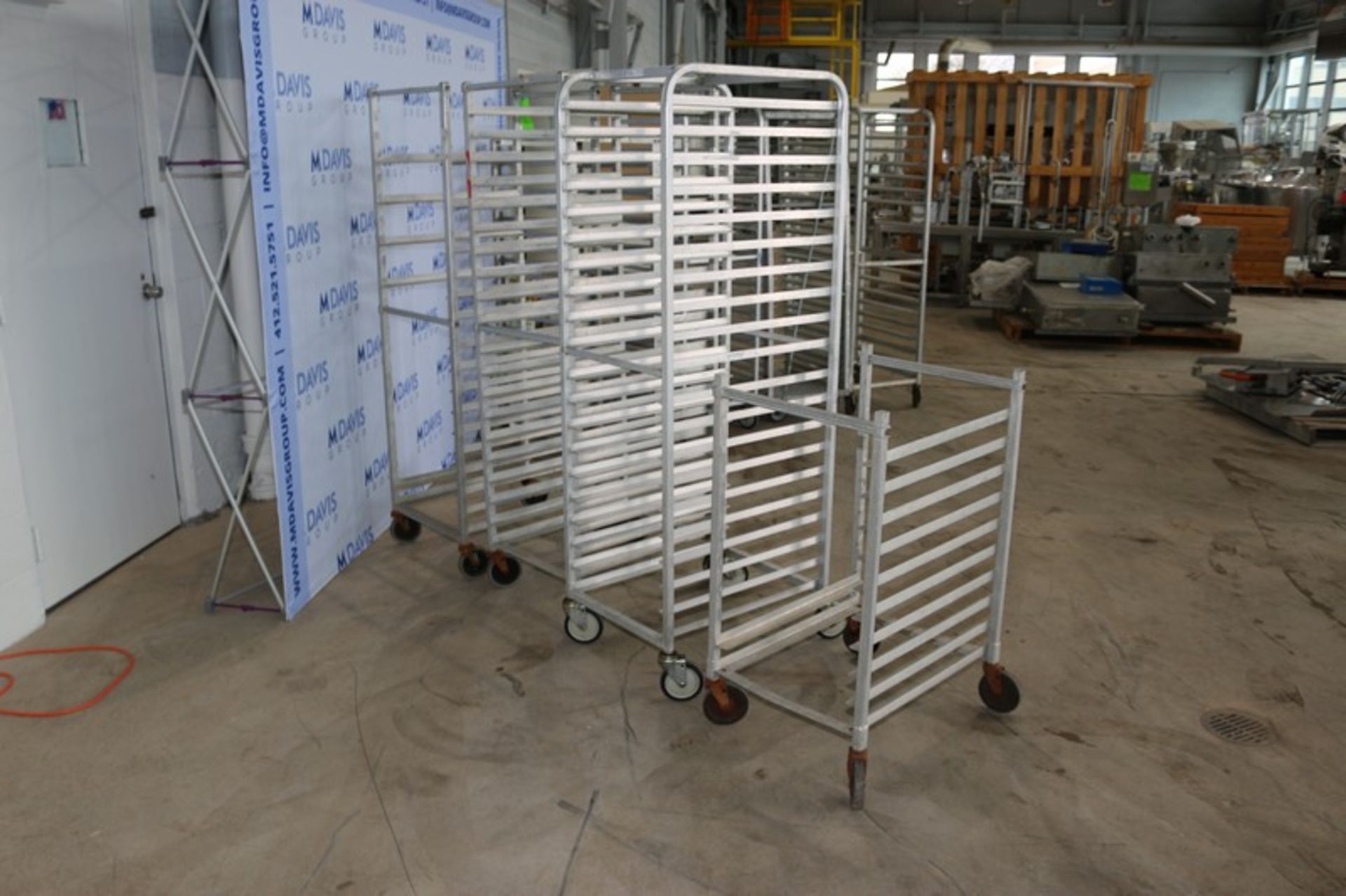 (7.5) Assorted Aluminum Pan Racks,with Round & Square Edges, with (1) Half Rack (NOTE: Some Racks - Image 4 of 7