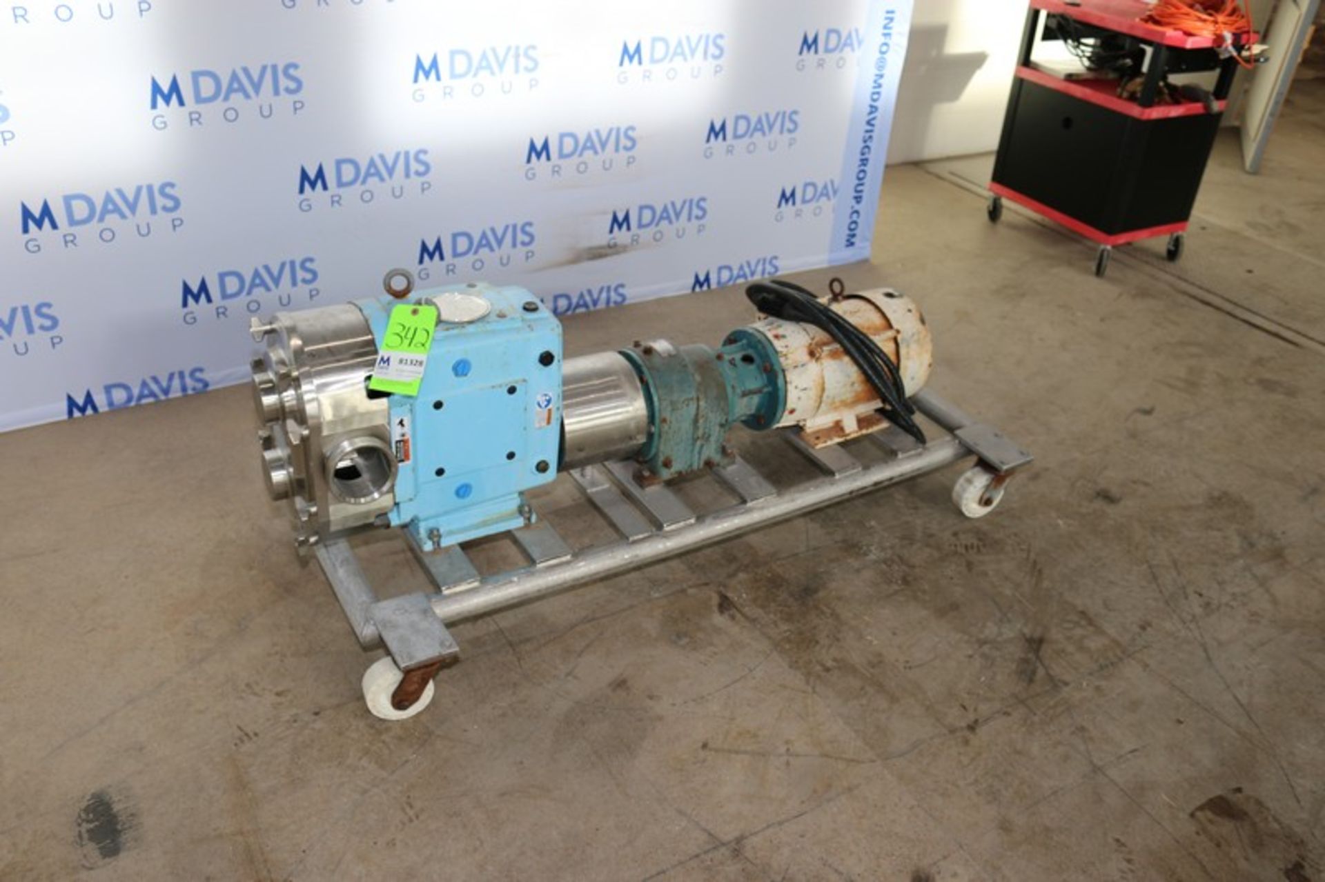 2015 SPX 10 hp Positive Displacement Pump,M/N 220U1, S/N 30465998 R2-3, with Reliance 1755 RPM