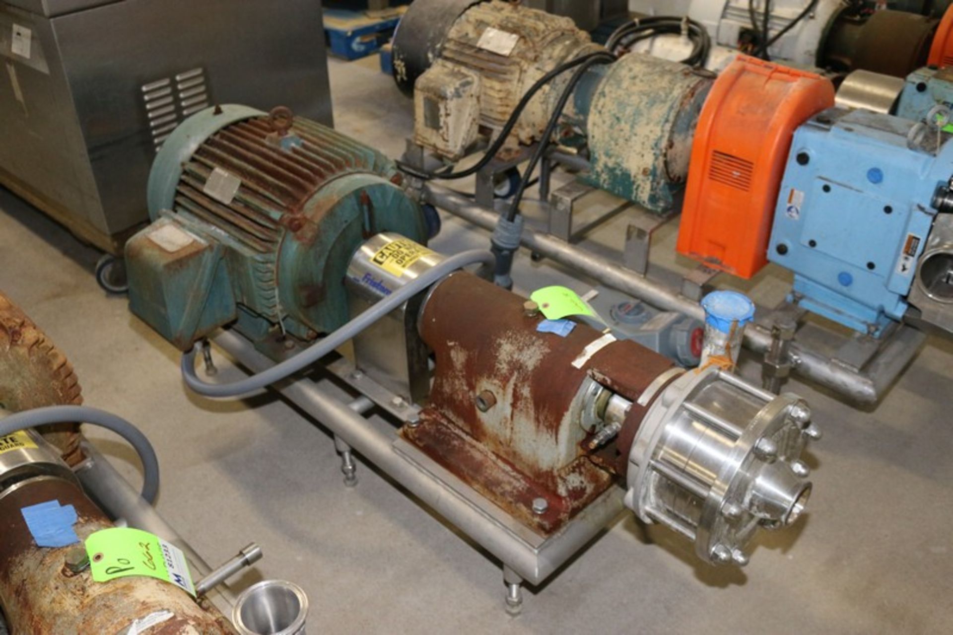 Fristam 40 hp Centrifugal Pump, M/N FM332-175,S/N FM33297319, with Reliance 3560 RPM Motor, with