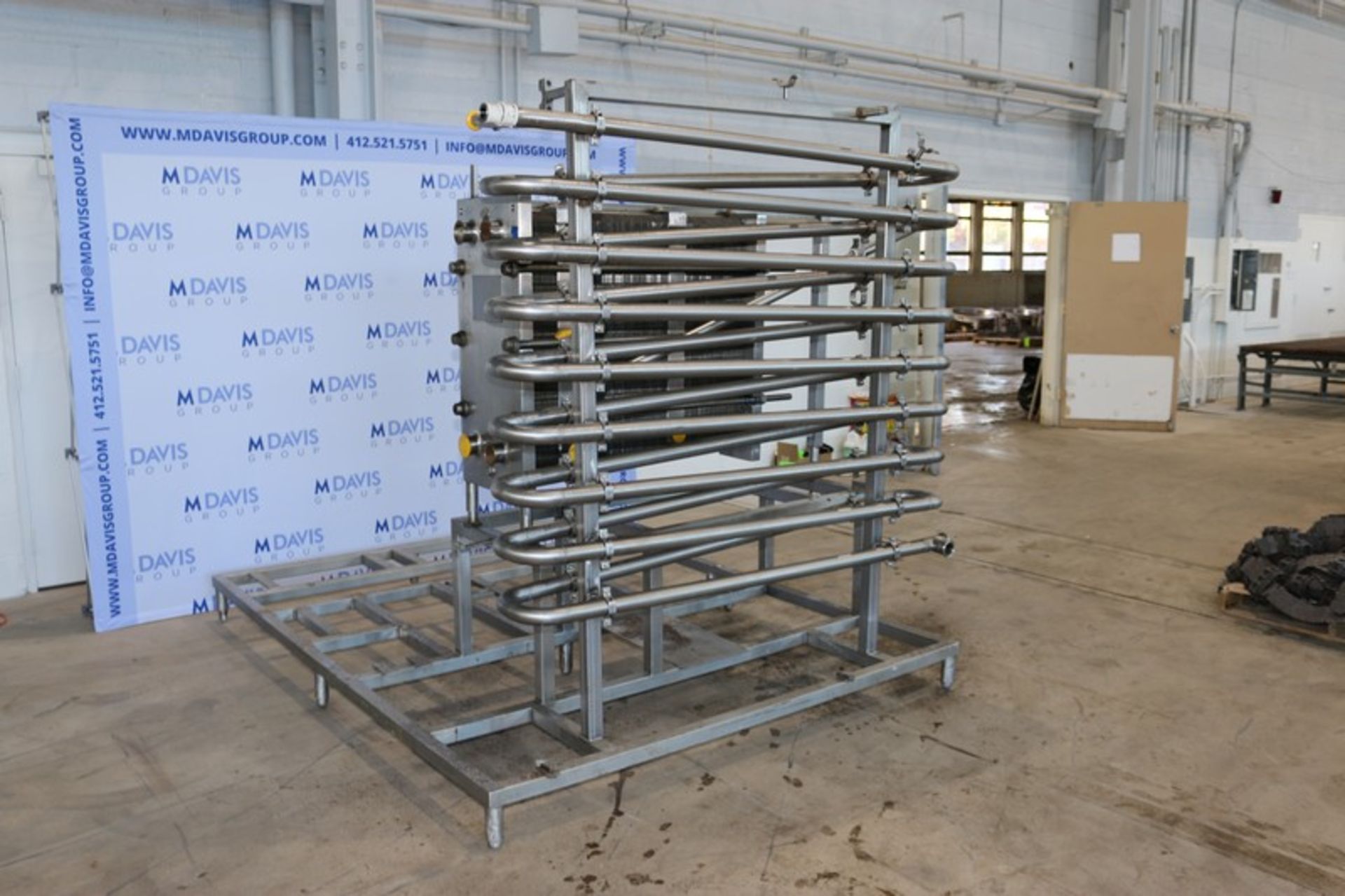 S/S Pasteurization Skid, Includes APV 3-Section Plate Heat Exchanger, M/N SP250-S, S/N 20332, with - Image 3 of 10