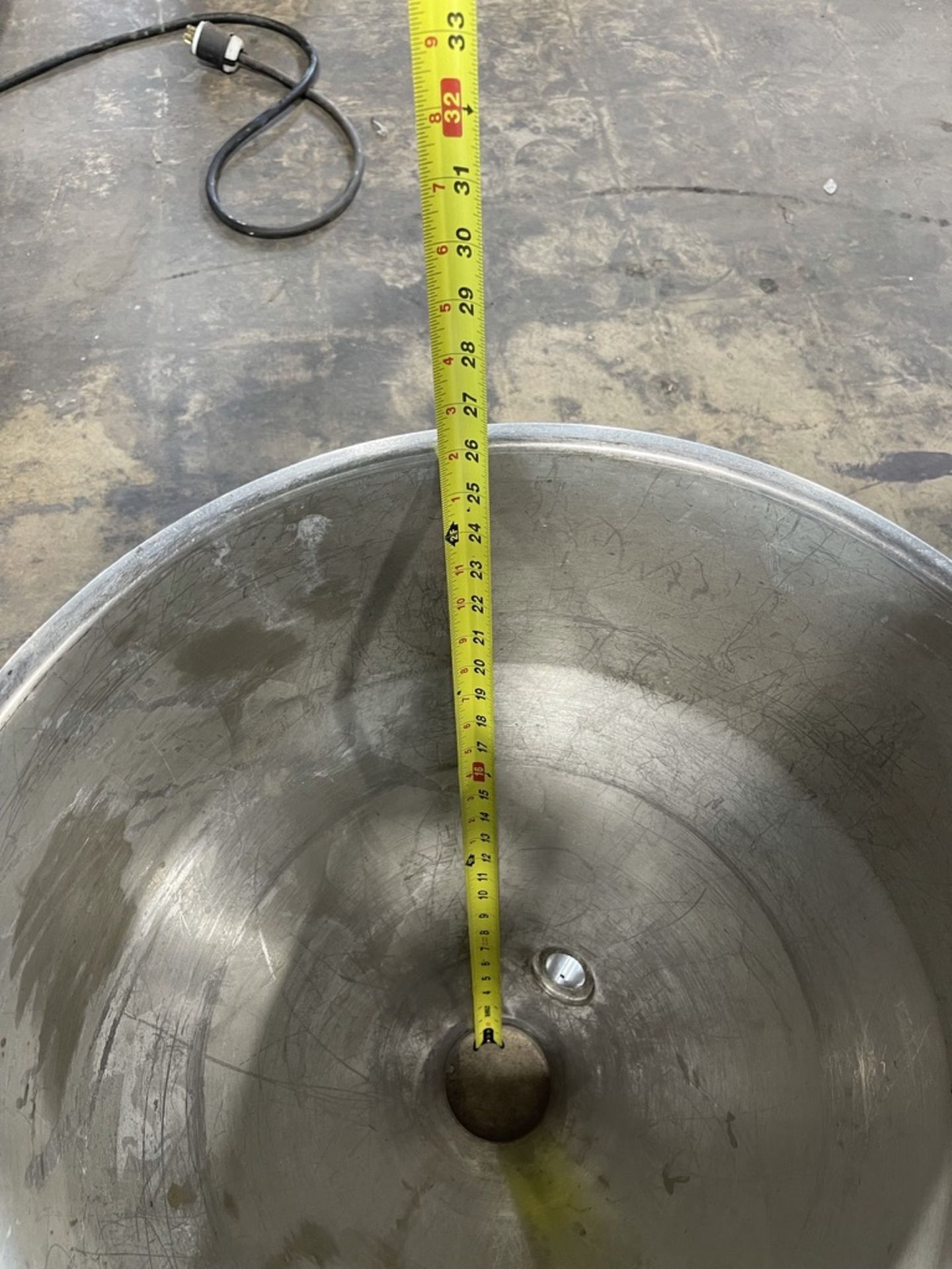 S/S FUNNEL, BELIEVED TO BE FOR A FILLER (RIGGING, LOADING, SITE MANAGEMENT FEE $25) - Image 2 of 5