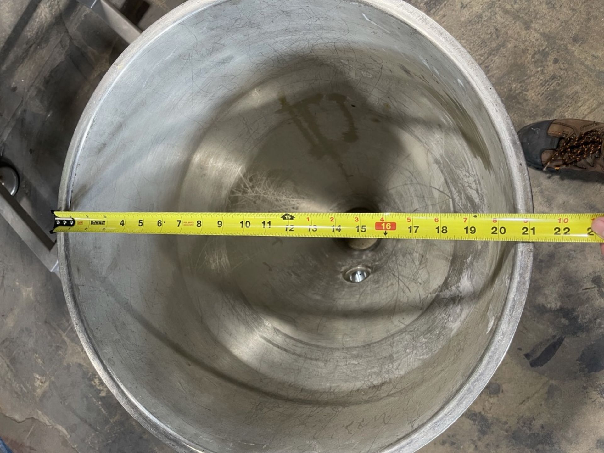 S/S FUNNEL, BELIEVED TO BE FOR A FILLER (RIGGING, LOADING, SITE MANAGEMENT FEE $25) - Image 3 of 5