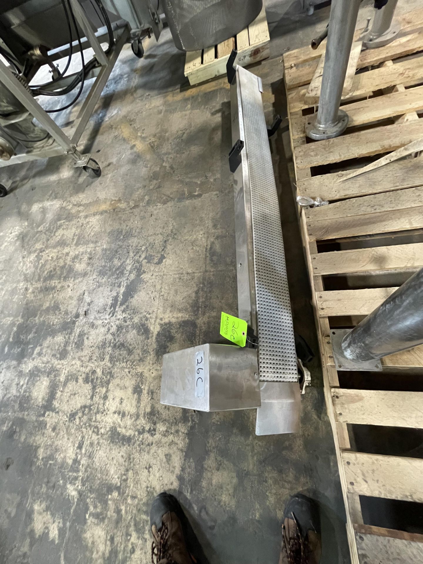 CONVEYOR 6" W X 72" L, 1/4-HP (RIGGING, LOADING, SITE MANAGEMENT FEE $25) - Image 3 of 8