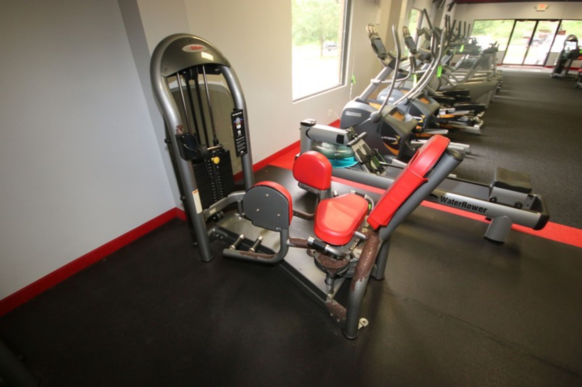 Hip Abduction Cable Machine, Weight Plates: 10 lbs.- 220 lbs. with (2) 5 lbs. Adjustable Weights, - Image 2 of 5