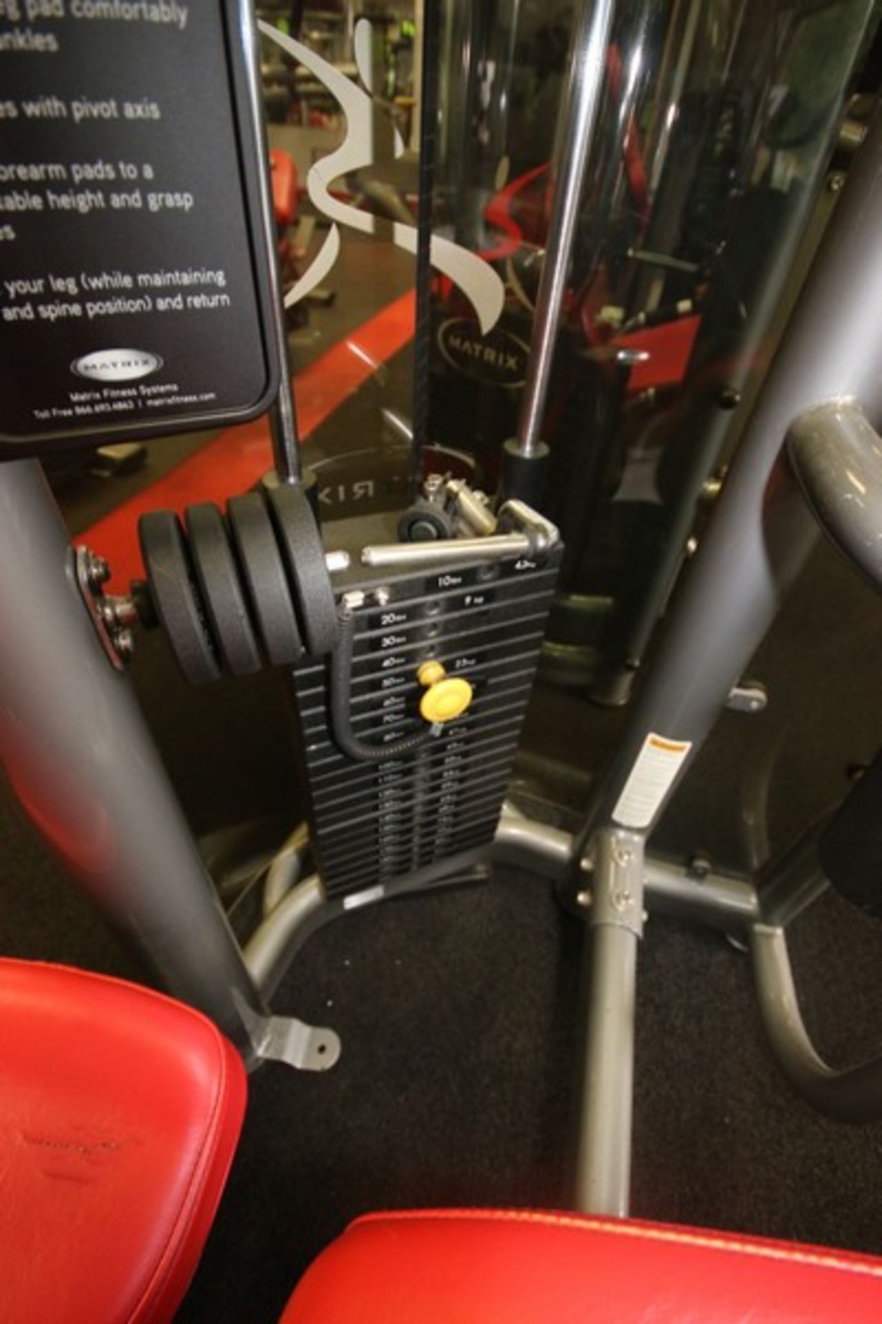 Matrix Prone Leg Curl Cable Machine, Overall Dims.: 6' L x 3' W x 69" H (LOCATED @ 2800 GOLDEN - Image 3 of 4