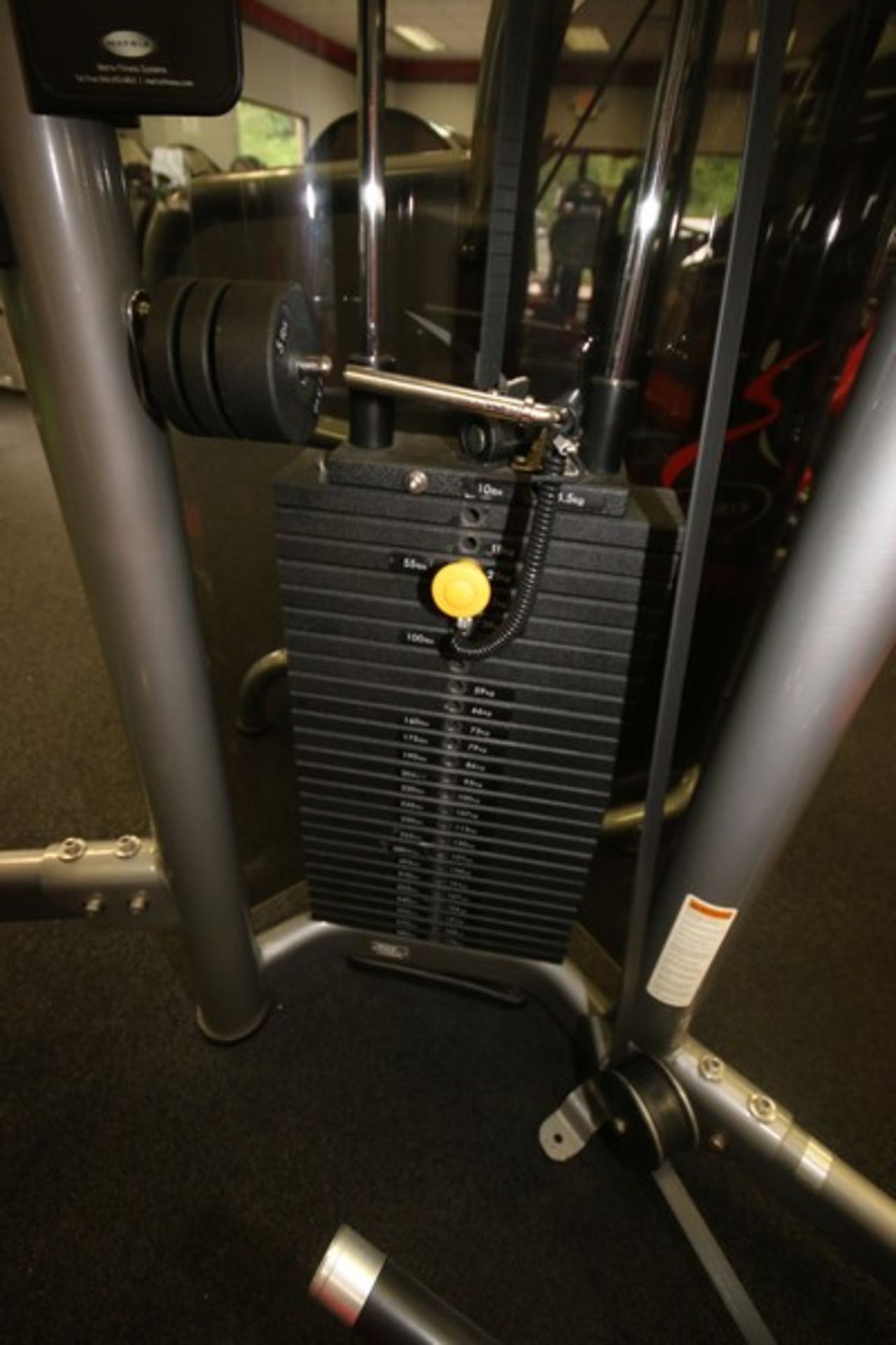 Matrix Leg Press Cable Machine, 10-385 lbs. Weight Range on Plates, Overall Dims.: Aprox. 5-1/2' L x - Image 3 of 3