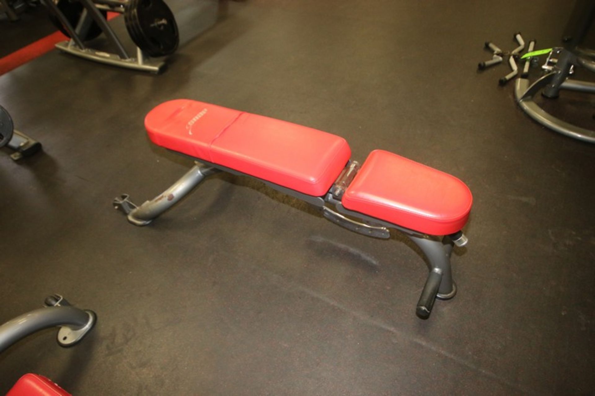 Fitness Bench, with Adjustable Back & Seat, with (2) Wheels on Frame, Bench Total Length: Aprox. 53" - Image 2 of 2