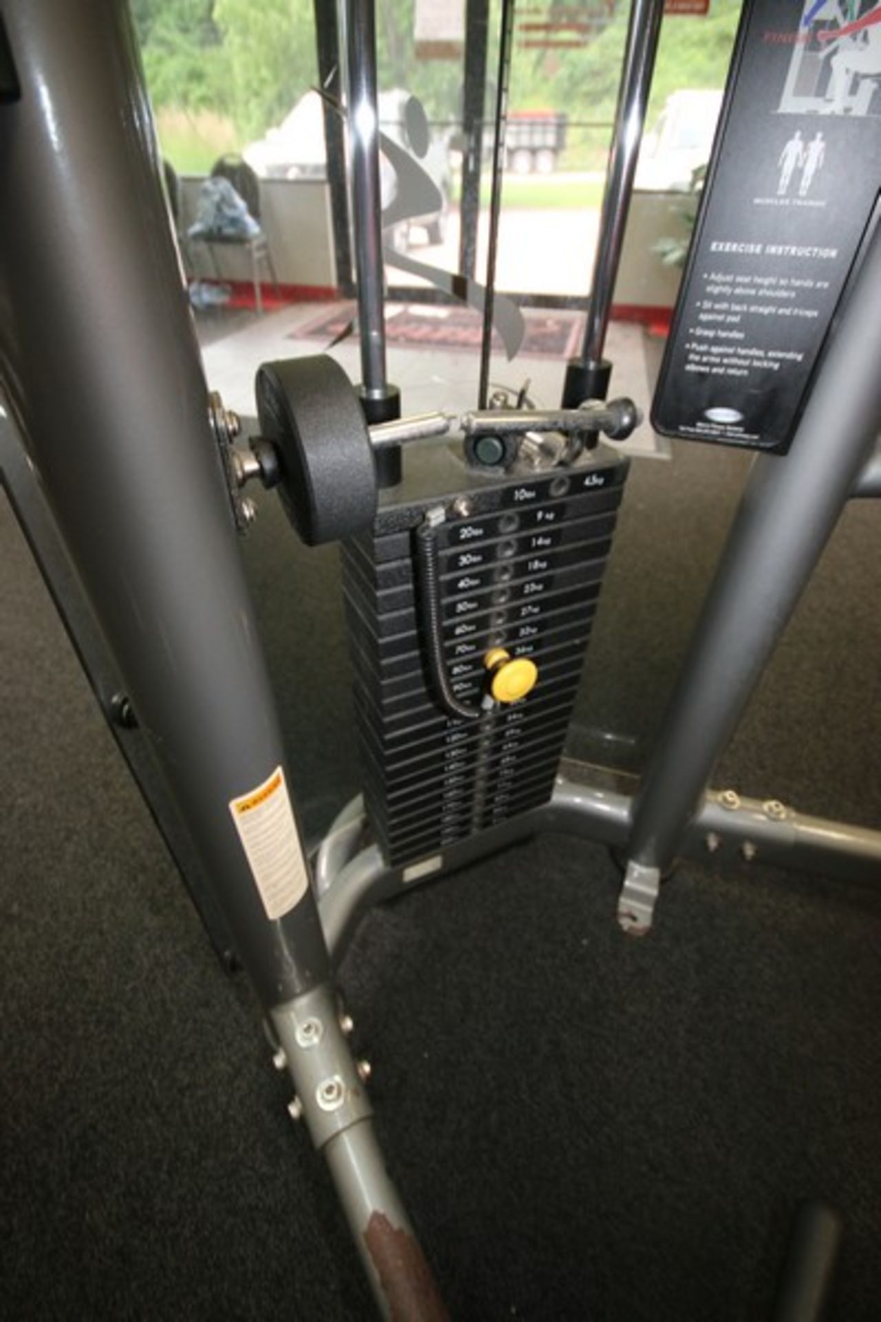 Matrix Triceps Extension, 10-200 lbs. Weight Range on Plates, Overall Dims.: Aprox. 47" L x 43" W - Image 4 of 5