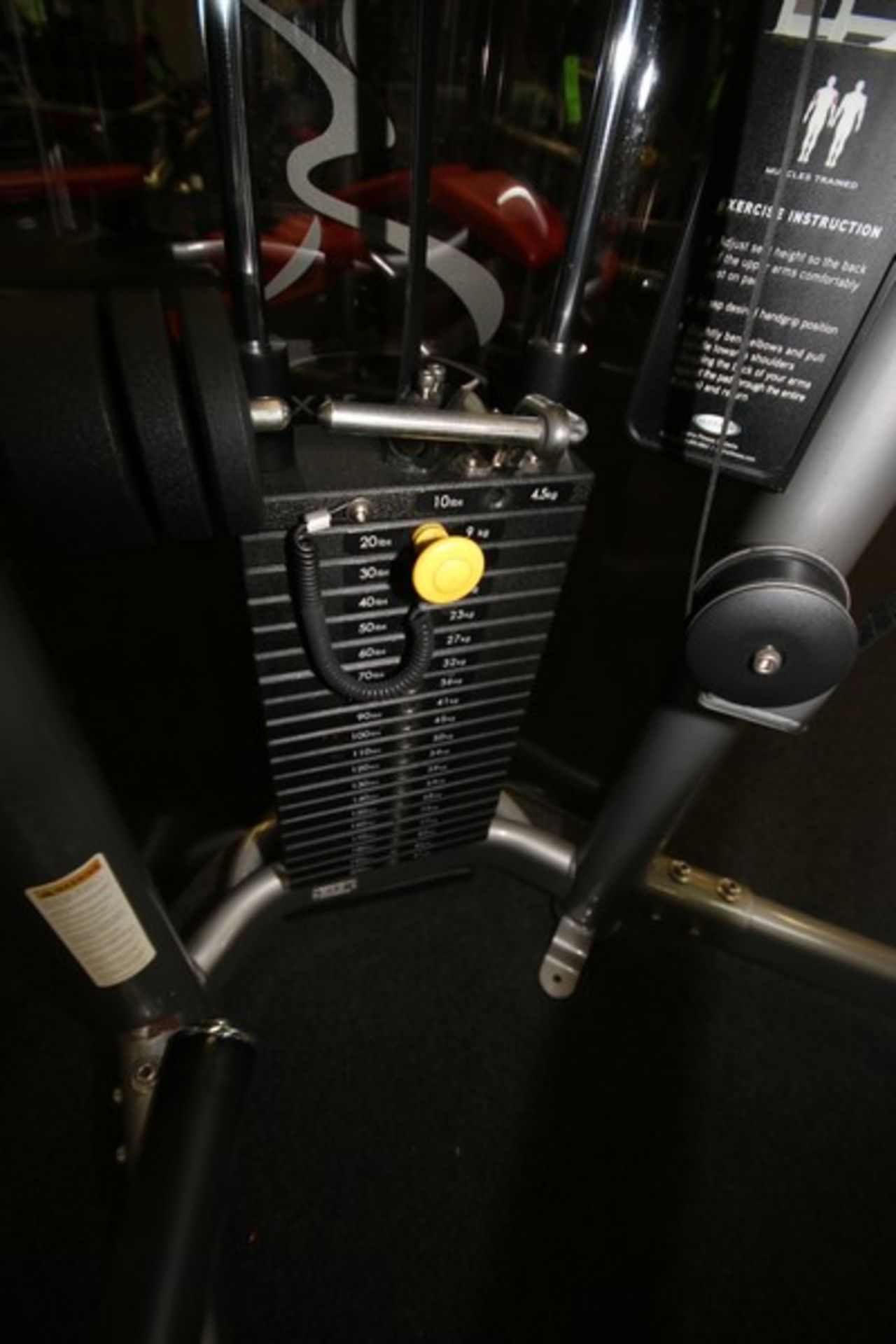 Matrix Arm Curl Cable Machine, 10-200 lbs. Weight Range on Plates, Overall Dims.: Aprox. 48" L x 48" - Image 3 of 5