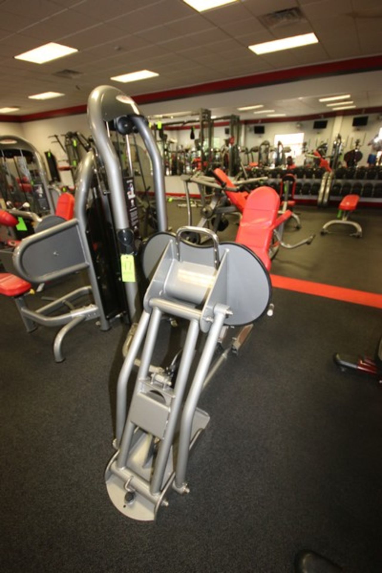 Matrix Leg Press Cable Machine, 10-385 lbs. Weight Range on Plates, Overall Dims.: Aprox. 5-1/2' L x