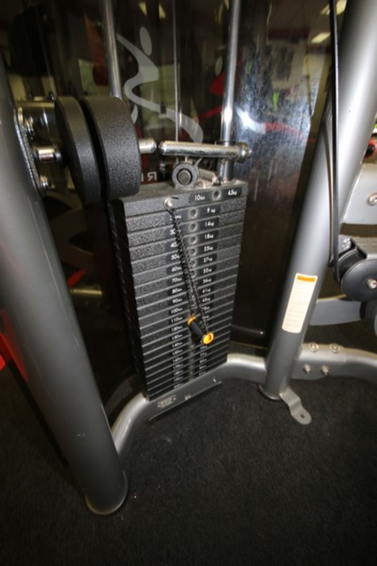 Matrix Shoulder Press Cable Machine, 10-200 lbs. Weight Range on Plates, Overall Dims.: Aprox. 55" L - Image 3 of 5