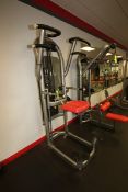 Matrix Dip Assist/Chin Assist Machine, with 5-150 lbs. Plates, Overall Dims.: Aprox. 50" L x 31" W x