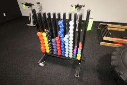 Rubber Dumbell Set, Weight Range: 2 lbs. - 10 lbs. (LOCATED @ 2806 GOLDEN MILE HWY, ROUTE 286,