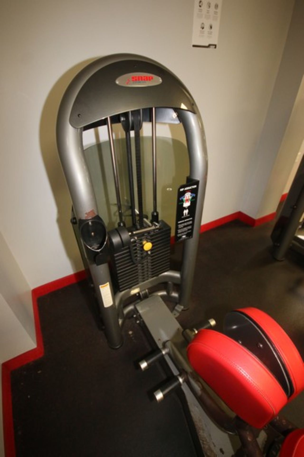 Hip Adduction Cable Machine, Weight Plates: 10 lbs.- 220 lbs. with (2) 5 lbs. Adjustable Weights, - Image 3 of 5