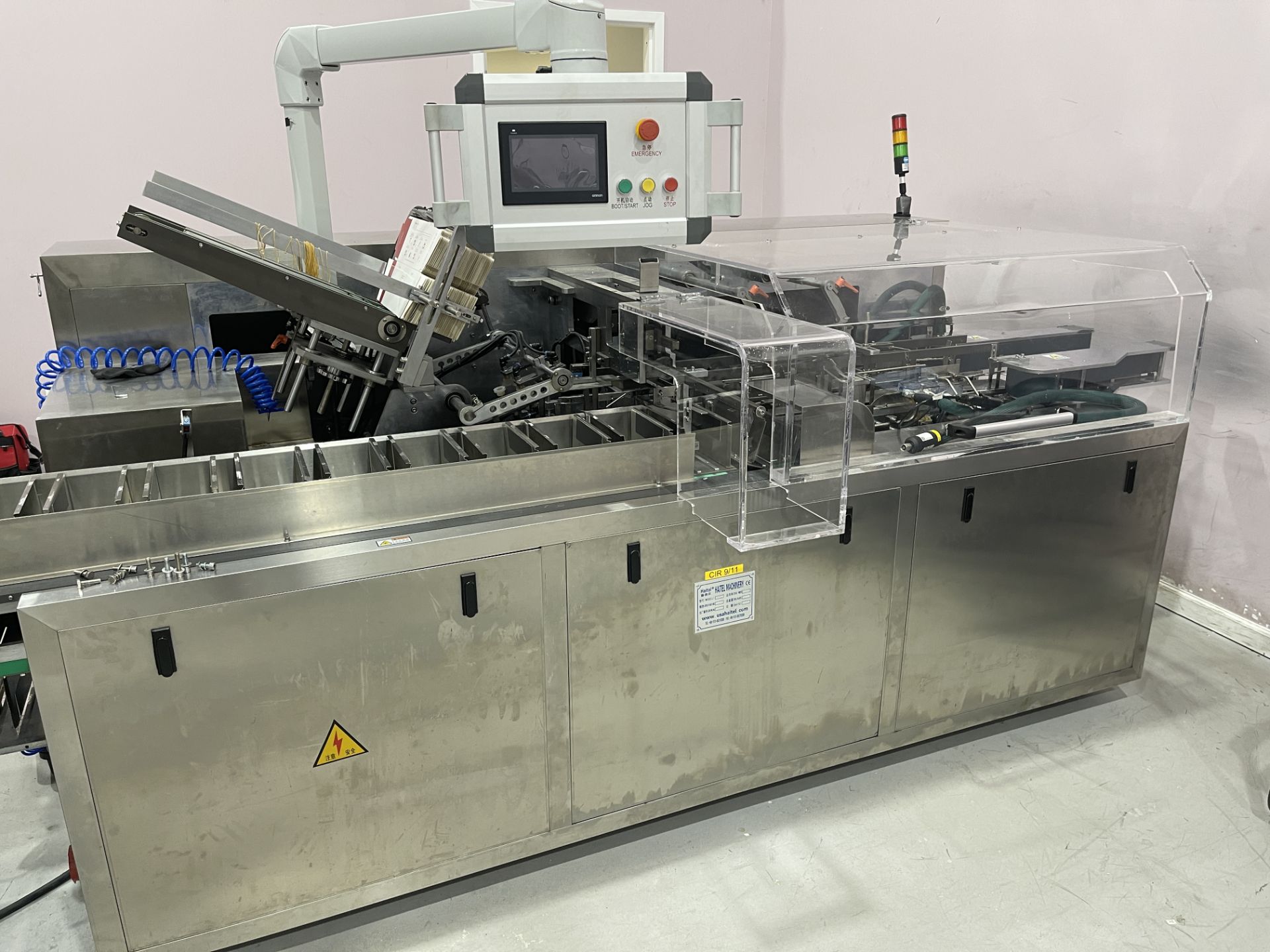 COMPLETE PACKAGE: 2020 3-Ply Disposable Medical Mask Assembly & Packaging Line Equipment, Includes: - Image 117 of 150