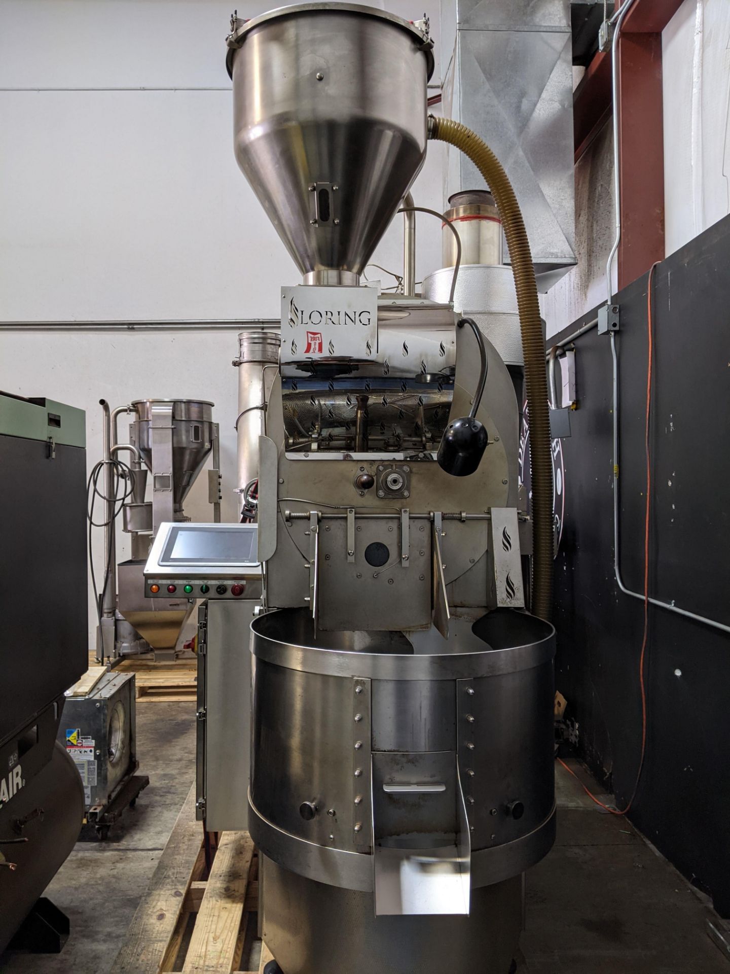 2015 LORING BATCH COFFEE ROASTER, MODEL S35, S/N 001030, 77 LB / 35 KG BATCH SIZE, 300K BTU/HR - Image 3 of 6