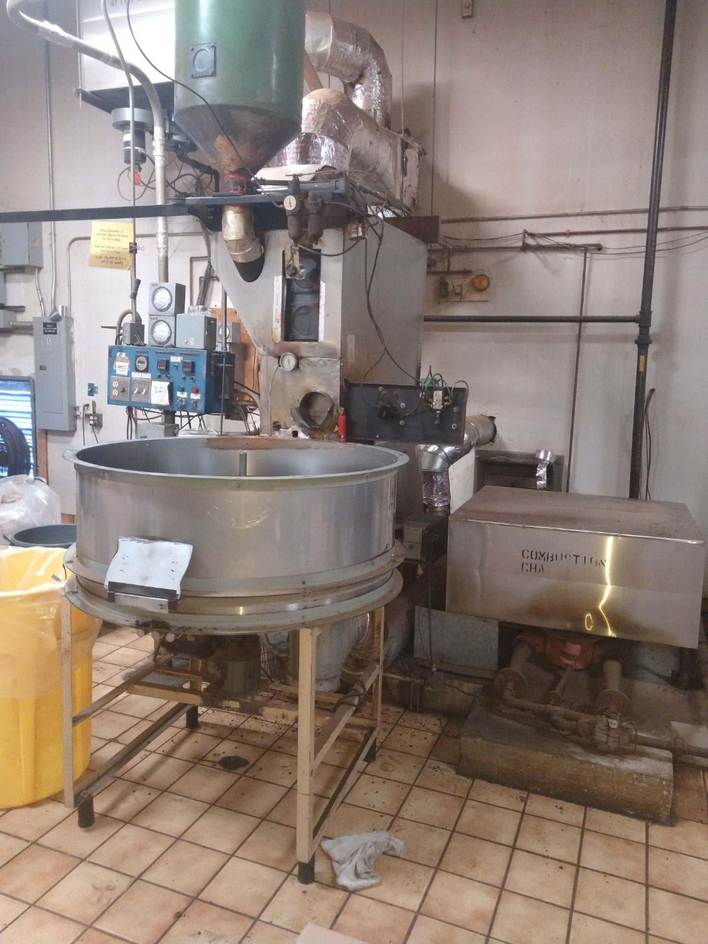 SIVETZ ONE BAG COFFEE ROASTER WITH AFTER BURNER (Rigging Fee: $3000) (LOCATED IN MADISON, WI)