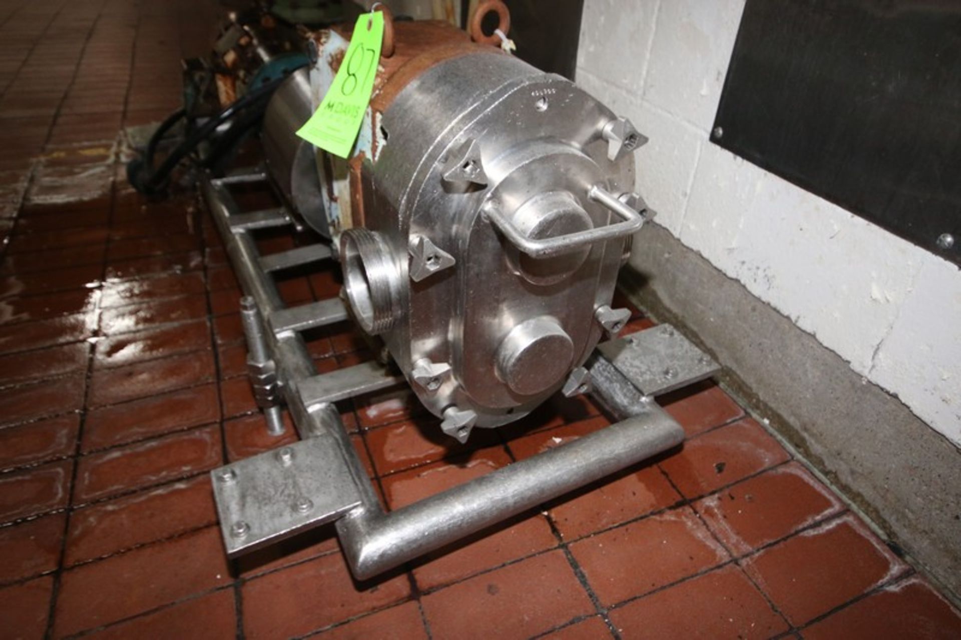 Waukesha Cherry Burrell 7.5 hp Positive Displacement Pump, M/N 220, S/N 425355-06, with Reliance - Image 2 of 6