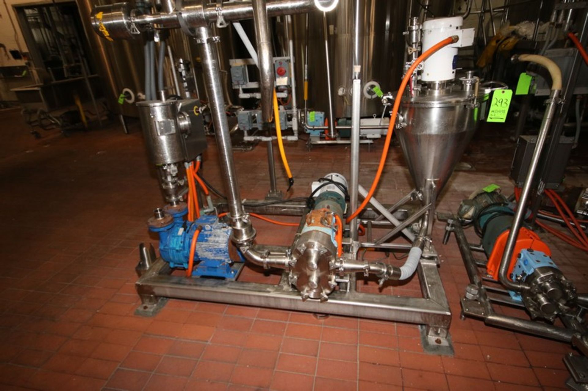 S/S Blending Skid, with Waukesha Cherry-Burrell Positive Displacement Pump, M/N 130, S/N - Image 2 of 9
