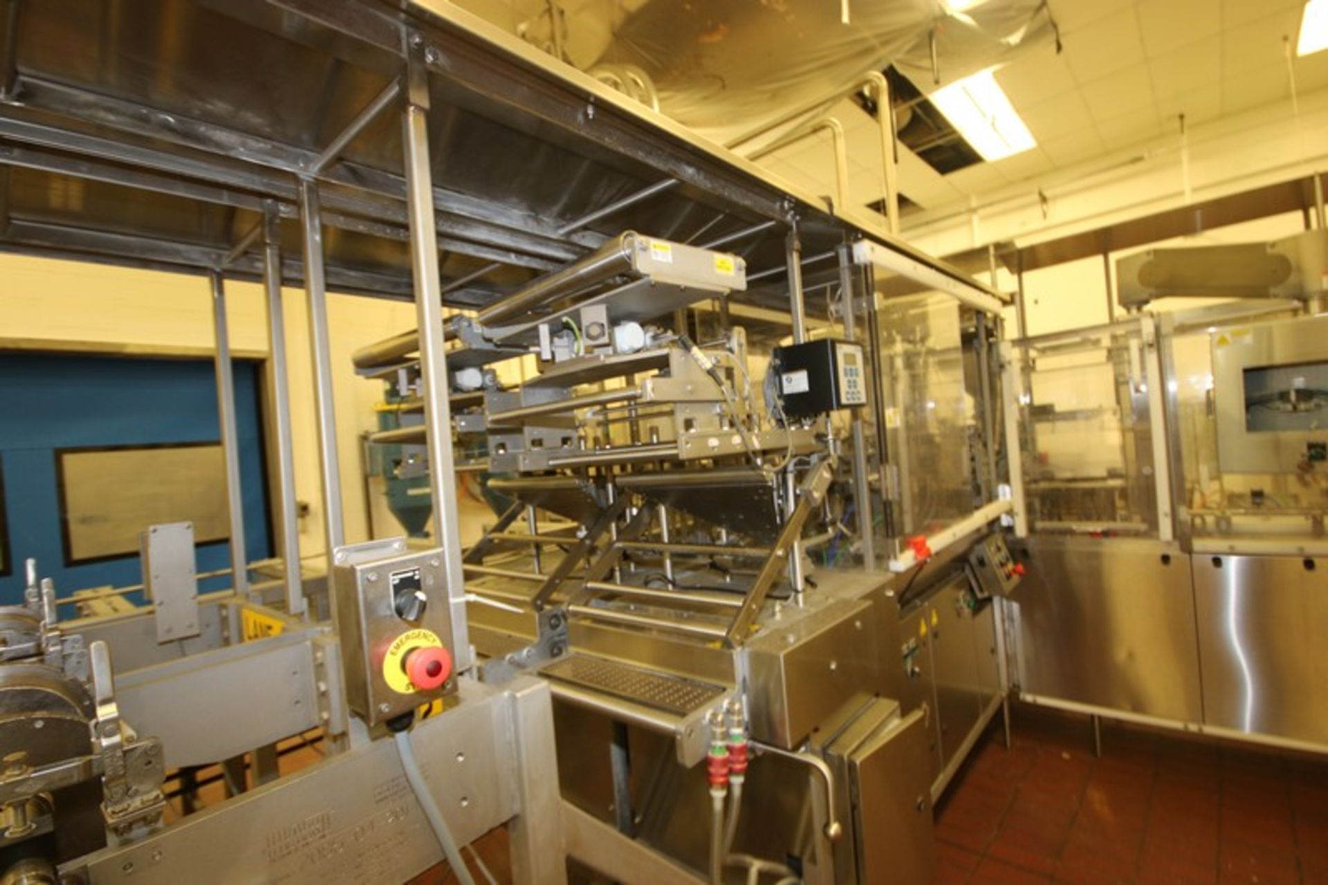 HART 2-Lane Tray Filler, with Double Door S/S Control Panel, with Allen-Bradley 13-Slot PLC (NOTE: - Image 8 of 17