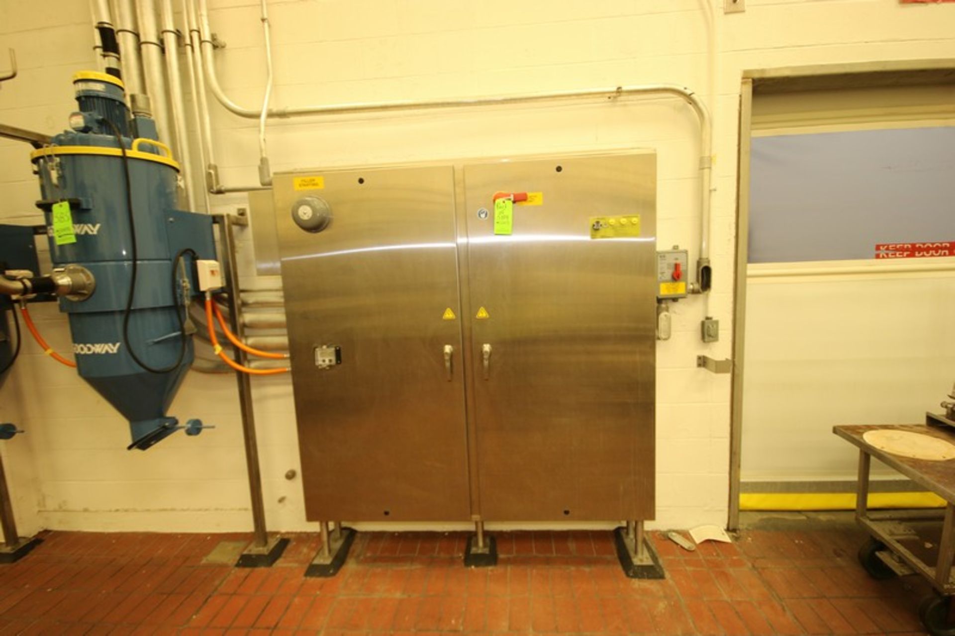 HART 2-Lane Tray Filler, with Double Door S/S Control Panel, with Allen-Bradley 13-Slot PLC (NOTE: - Image 12 of 17