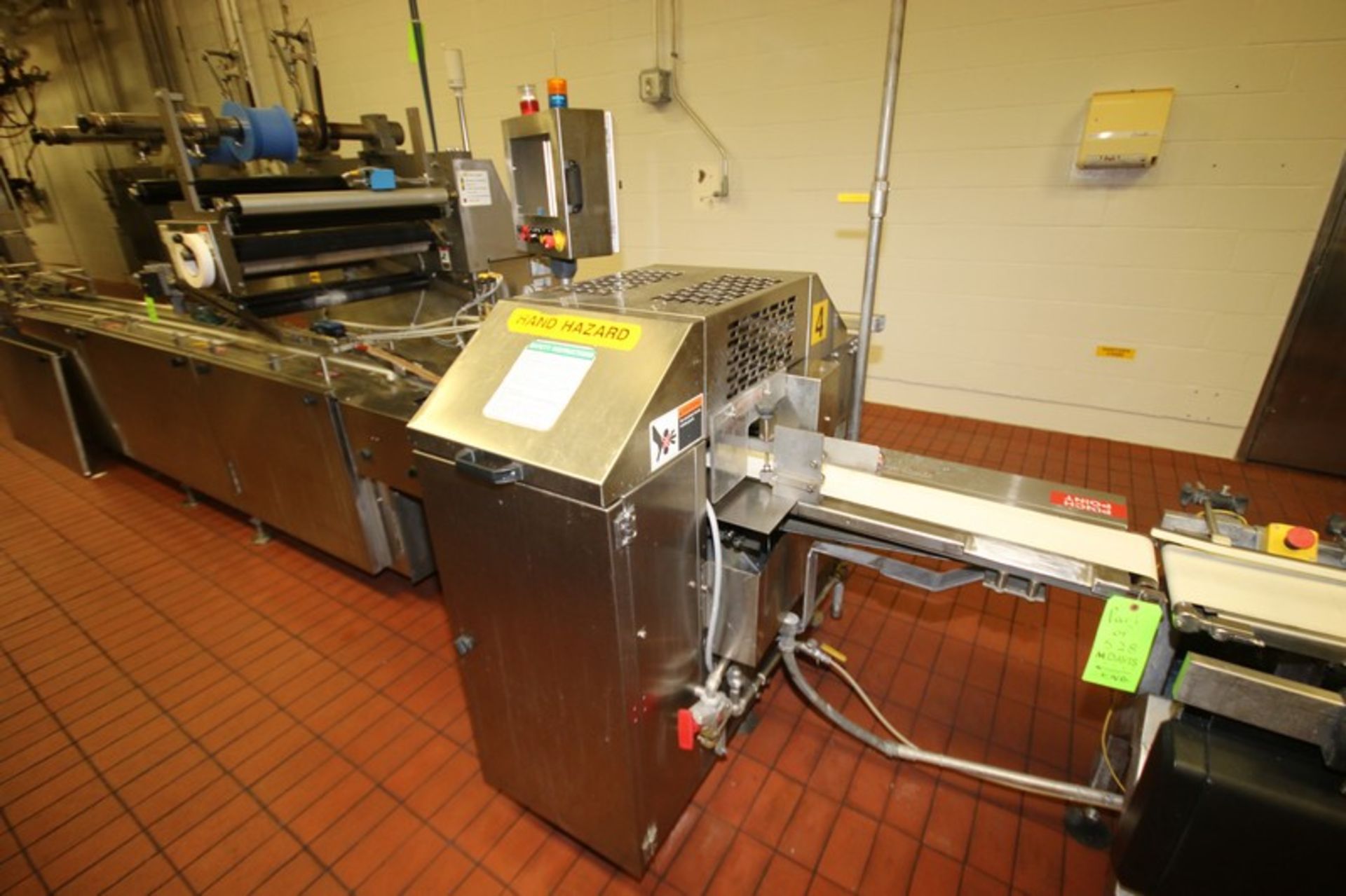 Sasbib S/S Flow Wrapper, M/N WS20-II, S/N 4941RH-3205, 480 Volts, 3 Phase (NOTE: Missing Touchscreen - Bild 3 aus 11