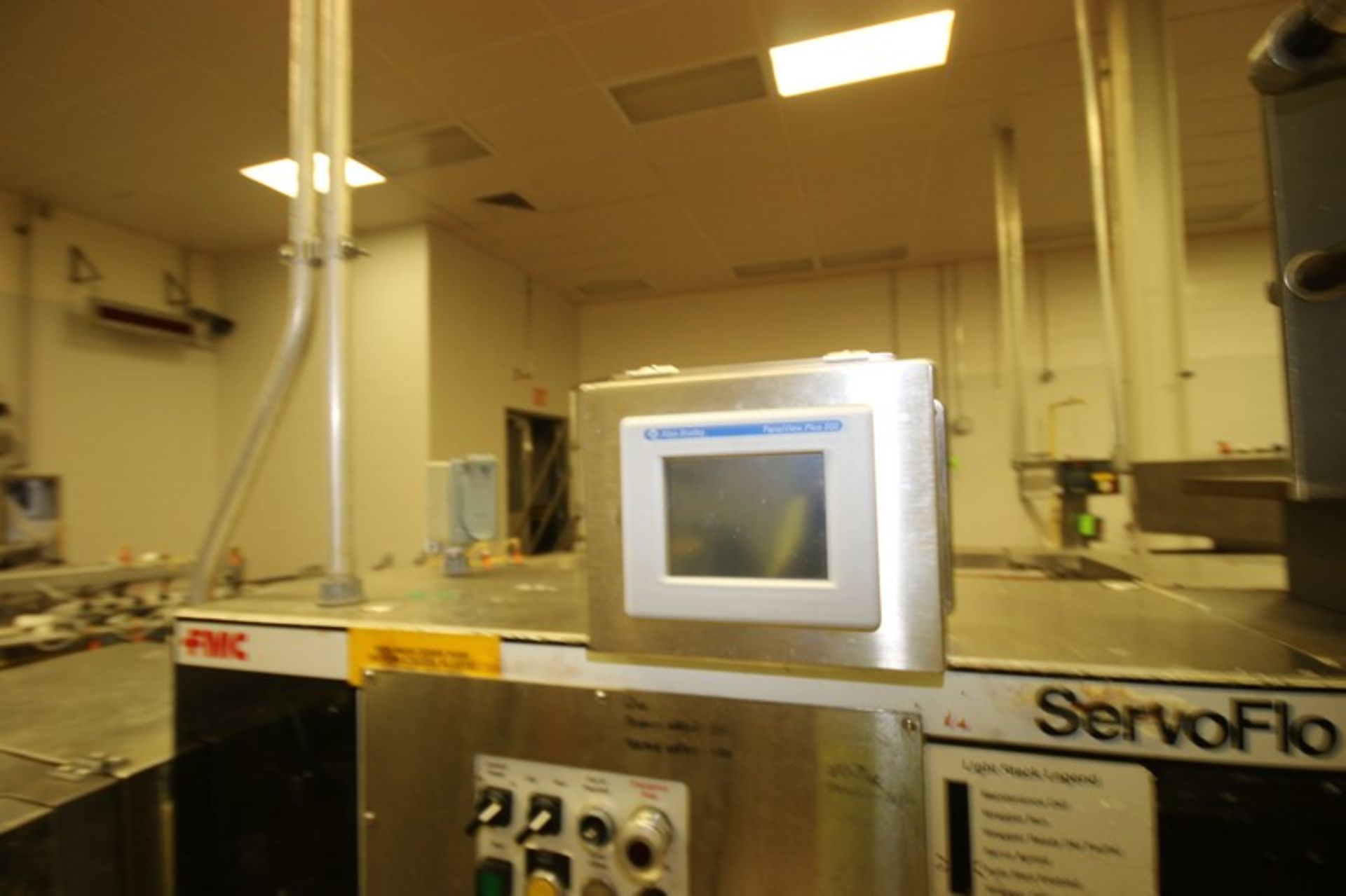 FMC ServoFlo S/S Flow Wrapper, S/N 4940-3205, with Allen-Bradley PanelView 600 Display, 480 Volts, 3 - Image 10 of 15