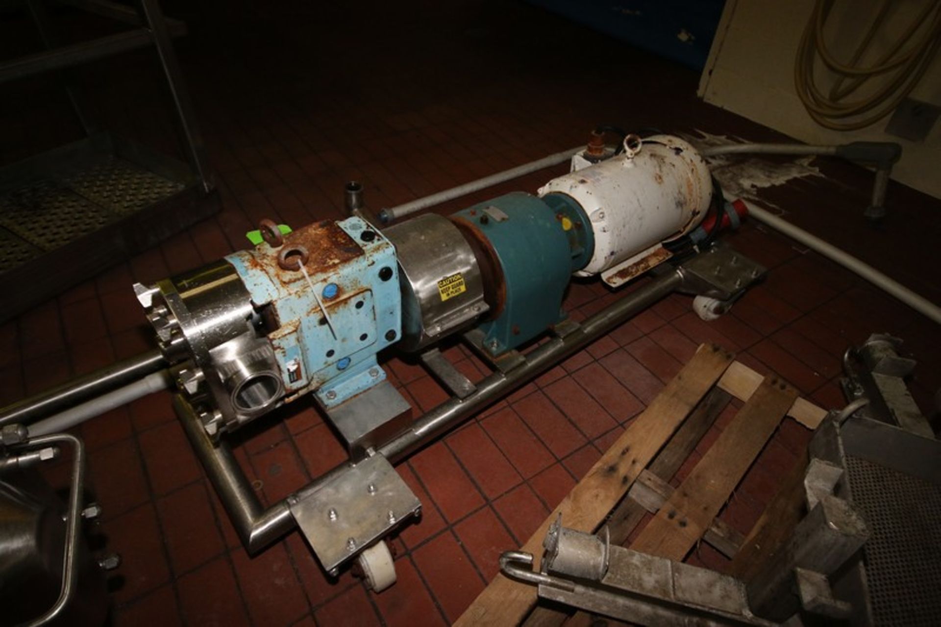 2011 SPX 20 hp Positive Displacement Pump, M/N 130 U 1, S/N 1000002616264, with Aprox. 3" Clamp Type - Image 2 of 8