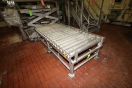 Mepaco 4,000 lbs. Capacity S/S Straight Section of Roller Conveyor, M/N 211, S/N 4243-1-3, Overall