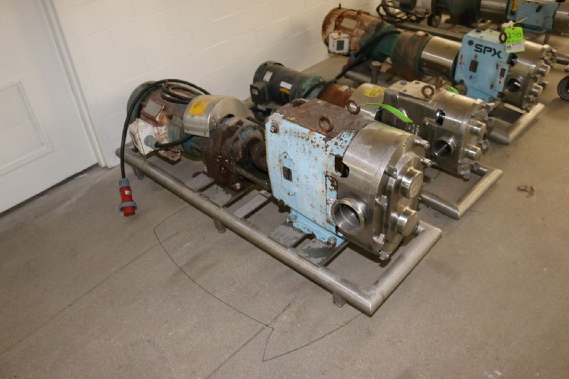 WCB 10 hp Positive Displacement Pump, M/N 220, S/N 17439195, with Reliance 1755 RPM Motor, 208-230/ - Image 2 of 5