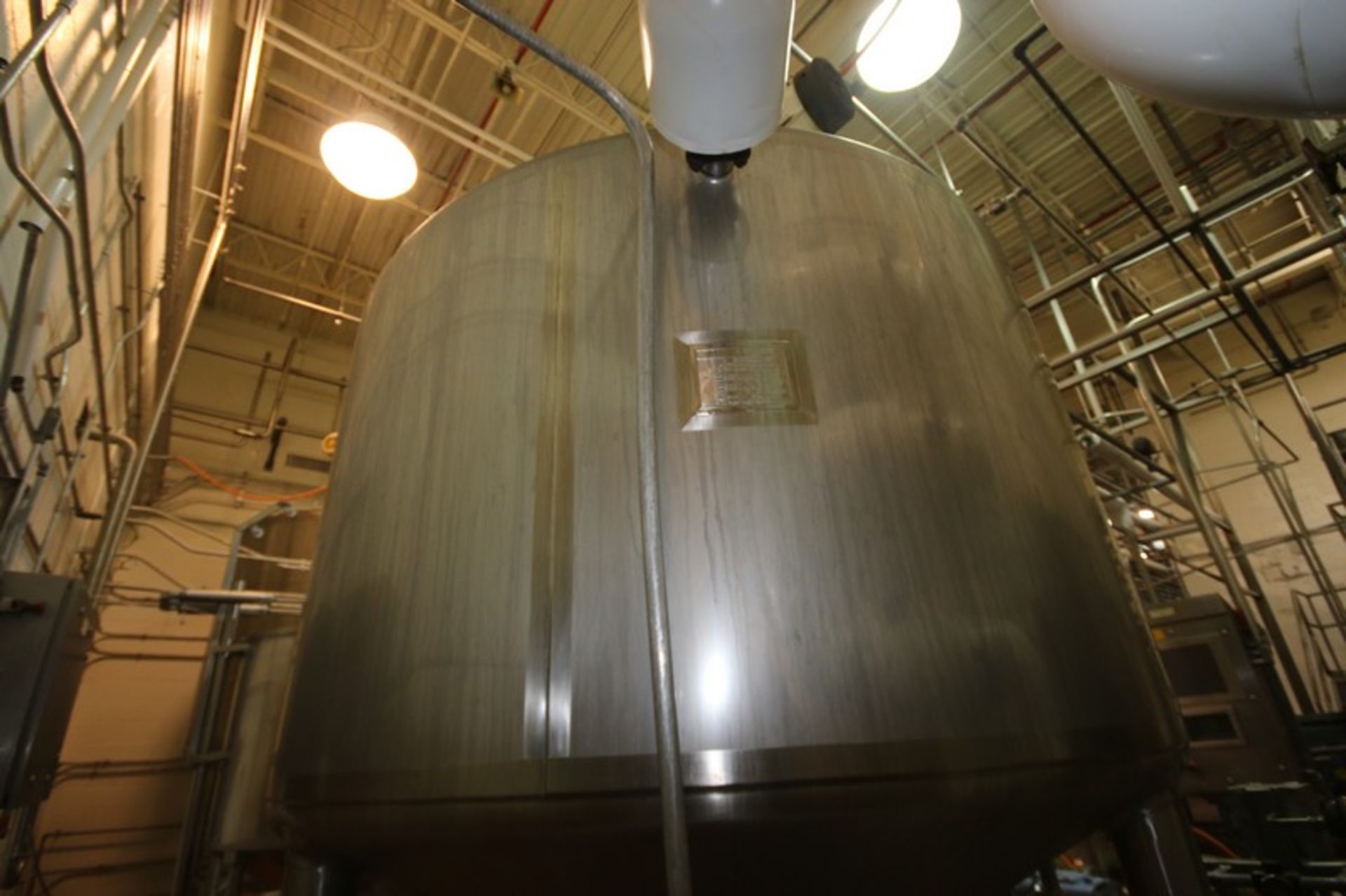 2004 Feldmeier 1,000 Gal. S/S Processor, S/N E-160-04, Jacket MAWP 100 PSI @ 175 F, Min. Design - Image 7 of 23