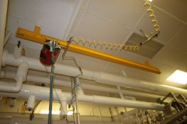 Knight 225 lbs. Capacity Pneumatic Overhead Hoist (NOTE: Does Not Include Cross Beam & Missing