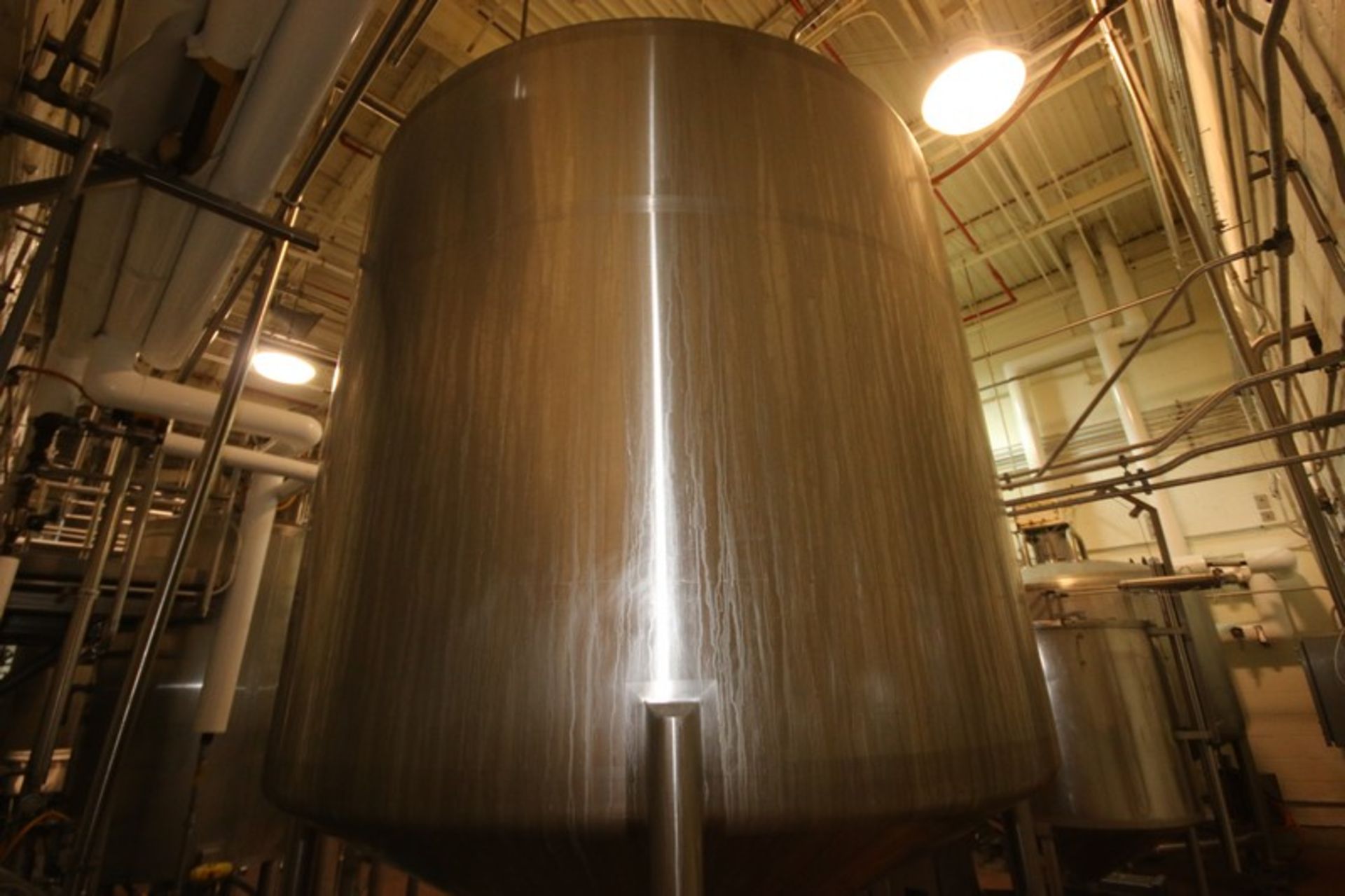 DCI 2,000 Gal. S/S Single Wall Tank, S/N 98-D-574240-B, with Dome Top/Cone Bottom, Mounted on S/S - Image 7 of 18