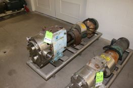 WCB 10 hp Positive Displacement Pump, M/N 220, S/N 17439195, with Reliance 1755 RPM Motor, 208-230/