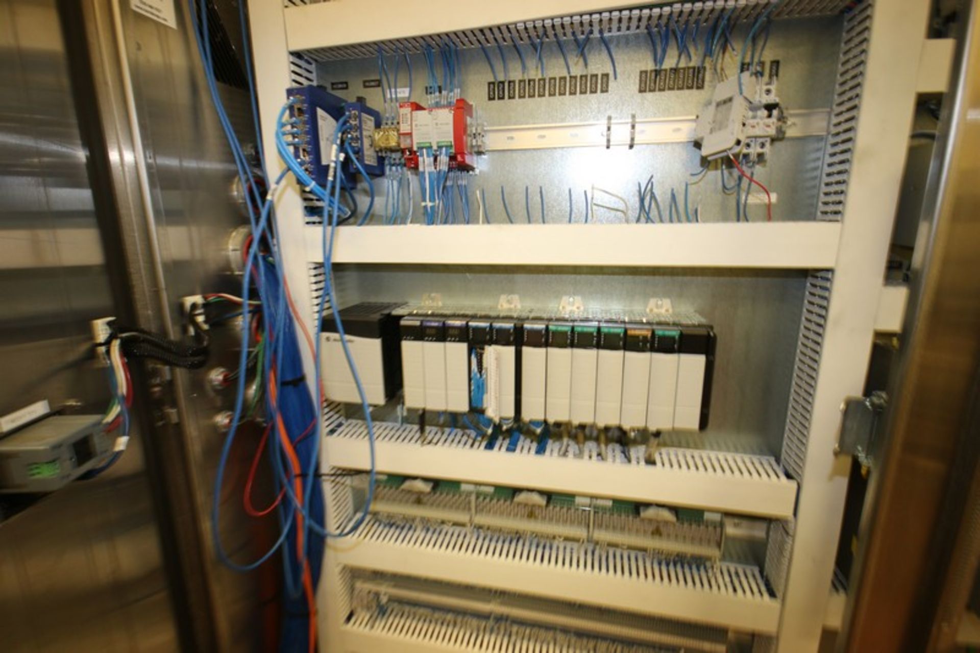 HART 2-Lane Tray Filler, with Double Door S/S Control Panel, with Allen-Bradley 13-Slot PLC (NOTE: - Image 14 of 17