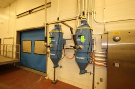 Goodway Dual Dust Collection Hoppers, with Top Mounted Drives (NOTE: Does Not Include the S/S
