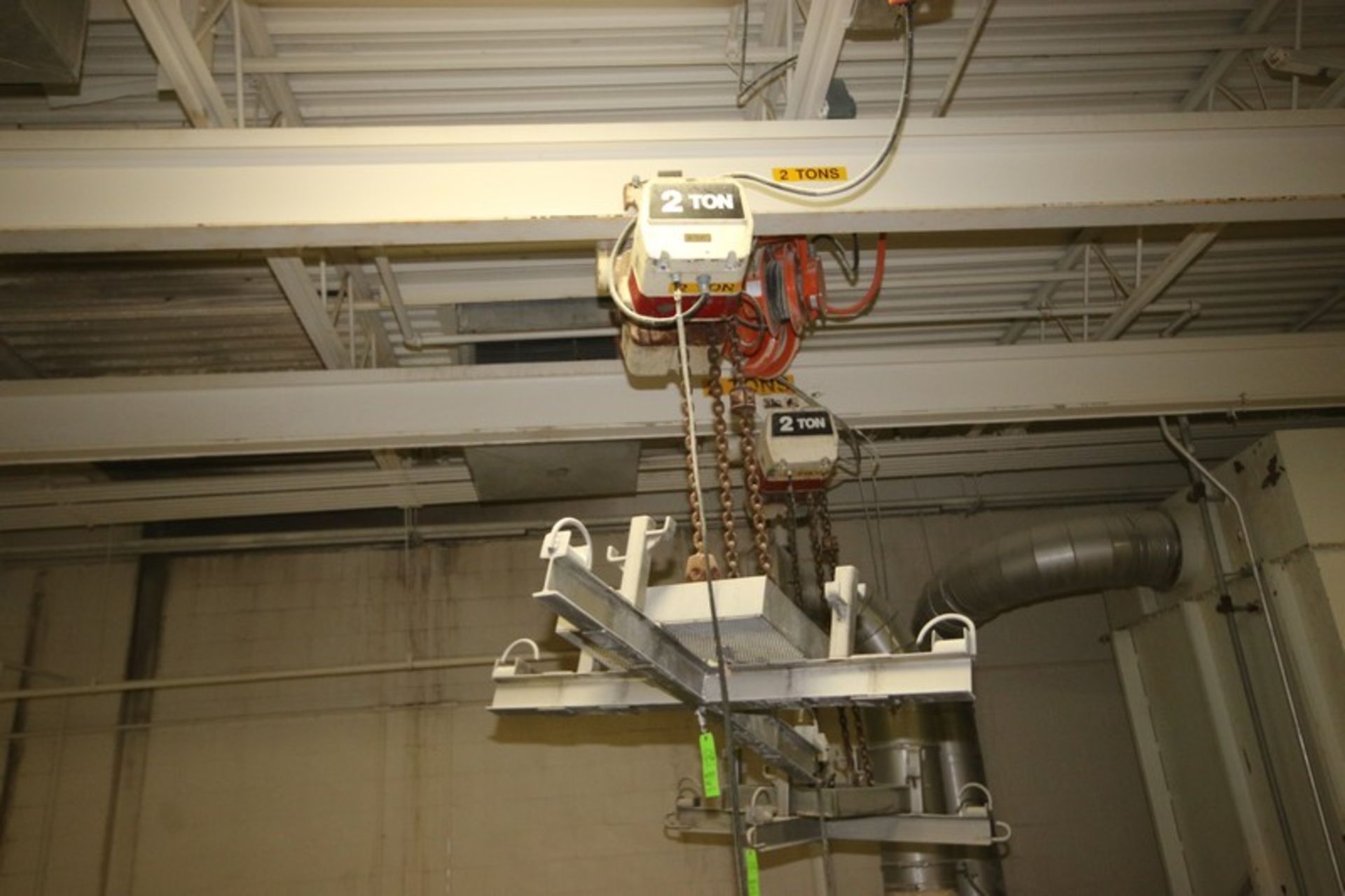 Coffing 2-Ton Electric Hoist, with S/S Super Sac Attachment, with Hand Control & Coffing Cord - Image 2 of 3