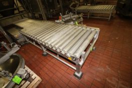 Mepaco 4,000 lbs. Capacity S/S Straight Section of Roller Conveyor, M/N 211, S/N 4243-1-5, Overall
